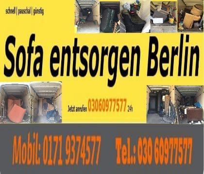 Sofa entsorgen Berlin Zehlendorf