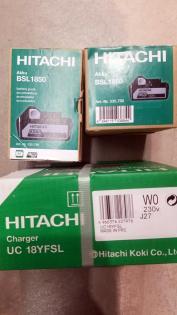 Hitachi 10DSDL Akku-Bohrschrauber 18v 2 Akkus 5Ah und Ladegerät