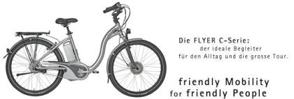 Elektro Damenfahrrad Flyer C8 Plus sehr gut im Test