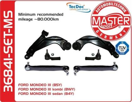 QUERLENKER SATZ FORD MONDEO 3 VORNE VERSTÄRKT MK3 36841 2022-2009