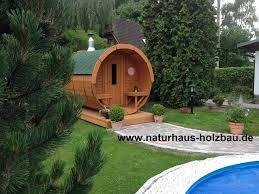 Fasssauna Saunafass Saunahäuser Saunakota Gartensauna Aussensauna Sauna un