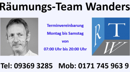 Wohnungsauflösung Haushaltsauflösung Entrümpelung Würzburg