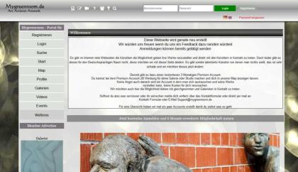 NEU Mygreenroom. de Community für Künstler
