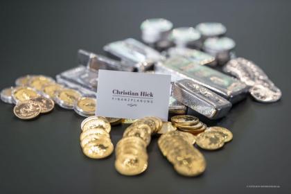 Investition in Gold und Silber Finanzplanung Hick