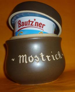 Senftopf - braun - MOSTRICH