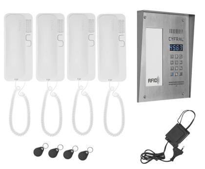 Sprechanlage Gegensprechanlage PC3000REL SMART D 4 Türsprechanlage Klingel