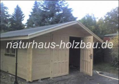 Individuelle Fertigung von Holzbauten in 50mm und 70mm Blockbohlen