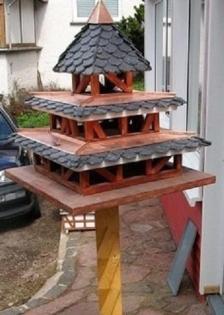 Luxus-Vogelhaus Handarbeit