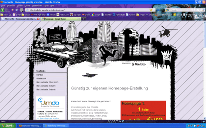 Erstelle günstig Ihre Homepages
