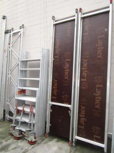 Gerüst Rollgerüst Baugerüst Layher Aluminium AH 8 5m