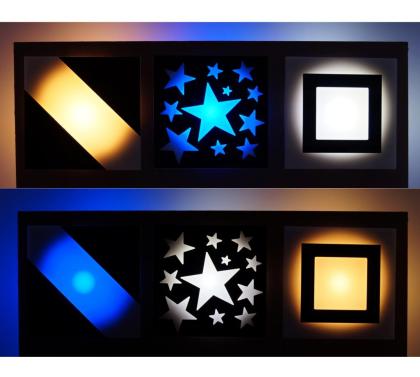 LED Lampe Treppenbeleuchtung Wandbeleuchtung Einbaubeleuche 230V 50HZ A 80x80mm