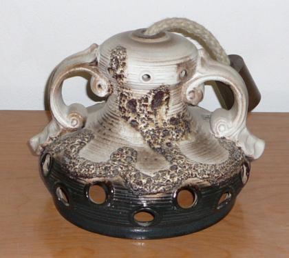 Steingut-Lampe rustikal