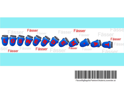 Gebrauchte Deckelfässer IBC Tanks Paletten Big Bags und Oktabins gesucht
