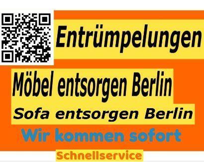 Berlin Sofa Entrümpelung pauschal 80 Euro T. 03060977577 Entrümpelungen Möbel Sperr