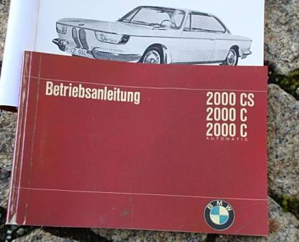 Betriebsanleitung BMW 2022 C / CS / CA Coup 1967