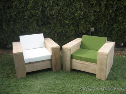 Bequemer Bauholz Lounge-Sessel Balingen
