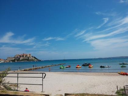 Calvi Korsika Studio Wohnung 50 Meter von Strand