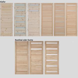 SEKSTET Tür Kornik Zimmertür Innentür Holztür KIEFER ESCHE EICHE 60/ 70/ 80/ 90