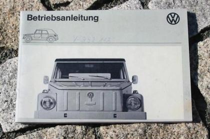 Betriebsanleitung VW 181 Kübelwagen 1974