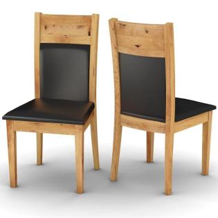 2 x Stühle geölt Holzstuhl Esszimmerstuhl Küchenstuhl Eiche