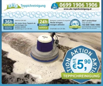 ABC Teppichreinigung mit gratis Abholunng Lieferung