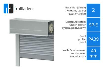 Unterputzrolladen Vorbaurolladen Aluminium Rollladen - nach Mass