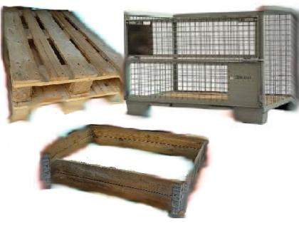 Gebrauchtpaletten u. Gitterboxen zu kaufen gesucht Euro- CP- H1- .