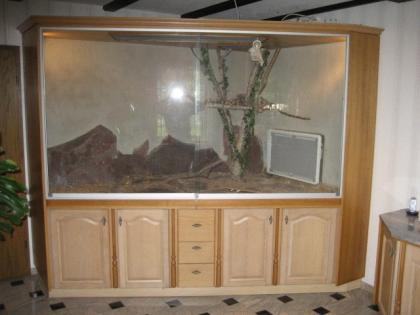 Verkaufe großes Terrarium Top