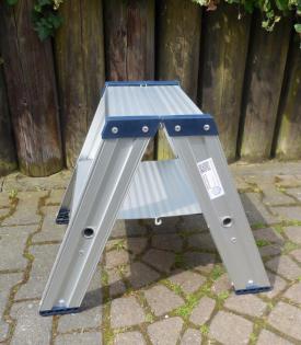 ASC Doppeltritt / Klapptritt / Trittleiter Haushaltsleiter 2-stufig