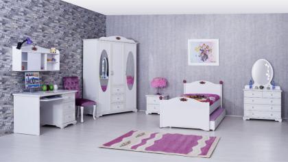 Kinderzimmer Cindy Mädchenzimmer 3-teilig Landhausstil von http //moebelspotkid
