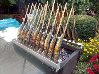 Steckerlfisch vom Holzkohlengrill