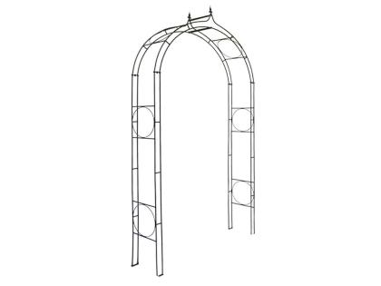Rosenbogen LOSLAU Pergola Metallrosenbogen Gartenbogen Rosensäule