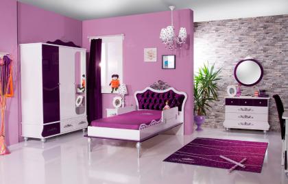 Kinderzimmer Spar Set Prinzessin Anastasia Mädchenzimmer lila 2-tlg von http //