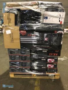 119 Stück meist AKAI Audio Video TV Produkte