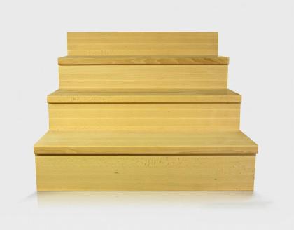 STUFE 95x28x4cm SETZSTUFEN TREPPE HOLZTREPPENSTUFEN BUCHENHOLZ MASSIVHOLZSTUFE