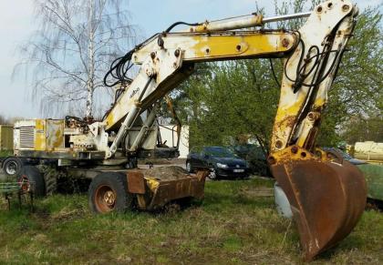 Bagger Hanomag W450D 14 4T kein Libherr Case Radlader