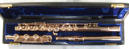 Verkaufe 14 Kt. Goldflöte Vernon Powell