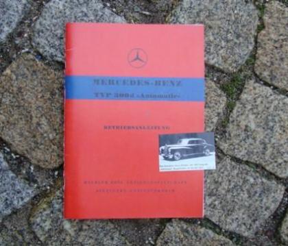 Betriebsanleitung Mercedes 300 d Adenauer W186 1959