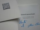 Buch Reichstag von Christo Jeanne-Claude signiert plus Stoffprobe