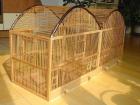 Luxuriöser Vogelkäfig aus Holz XXL
