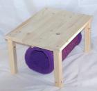 Holzgestell mit Kuschelrolle diverse Muster/Farben Setpreis