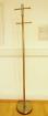 Stehgarderobe Chrom Holz 3 Hacken