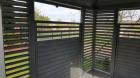 GARTENHAUS GARTENLAUBE KLEBEDACH HOLZ KIELCE 3. 5X3. 5 M BITUMENSCHINDELN