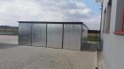Blechgarage Garage Doppeltgarage Metallgarage 6x5 m Blech verzinkt Stahl