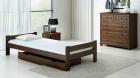 Bett Ehebett Gästebett Doppelbett Massivholzbett 90x200 Nuss Lattenrost 90x20 Ne