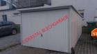 Blechgarage 3x5m Garage KFZ Lager Schuppe mit Aufbau mit der Dachneigung