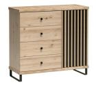 Kommode CALI C-5 mit 4 Schubladen Wohnzimmer Schlafzimmer Breite 101 6cm