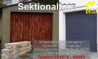 Garagentore Sektionaltore von 2 m bis 7 m viele Farben Zubehör