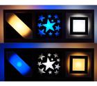 LED Lampe Treppenbeleuchtung Wandbeleuchtung Einbaubeleuche 230V 50HZ A 80x80mm