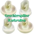 Korbrollen für Geschirrspüler Original AEG mit Halter Rollendurchmesser 40 mm